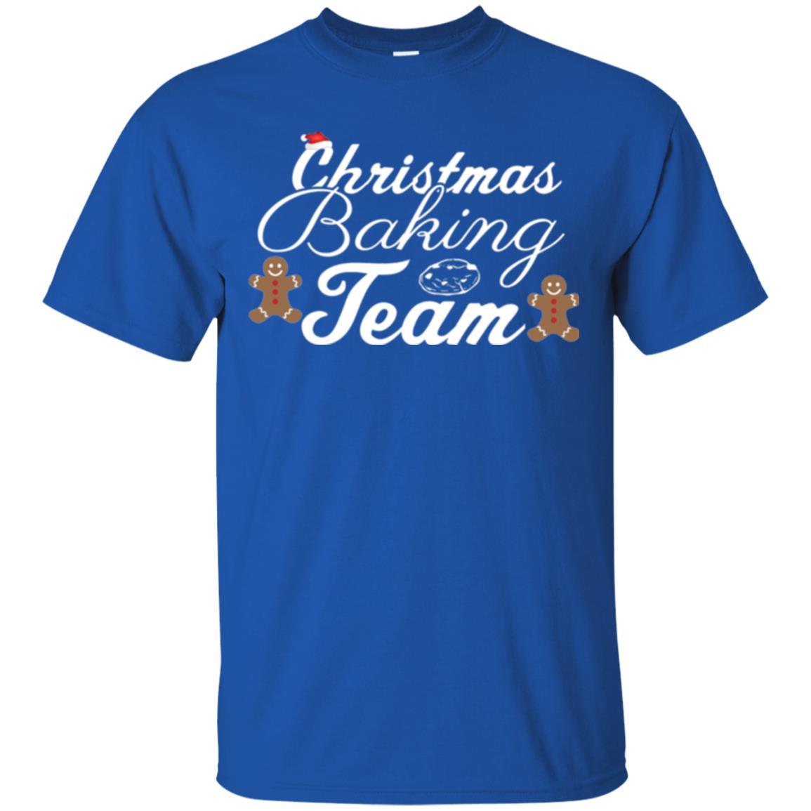 Baker T-shirt Christmas Baking Team Royal