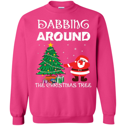 Christmas T-Shirt Dabbing Around The Christmas Tree Heliconia