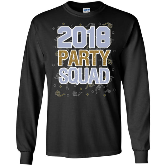 New Years Eve 2018 T-shirt Party Squad Black