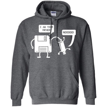 Usb Floppy Disk T-shirt I Am Your Father Dark Heather