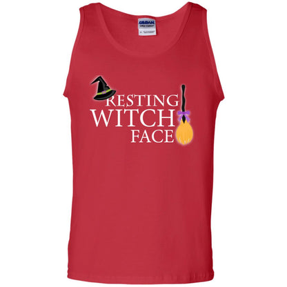 Reasting Witch Face Shirt Red