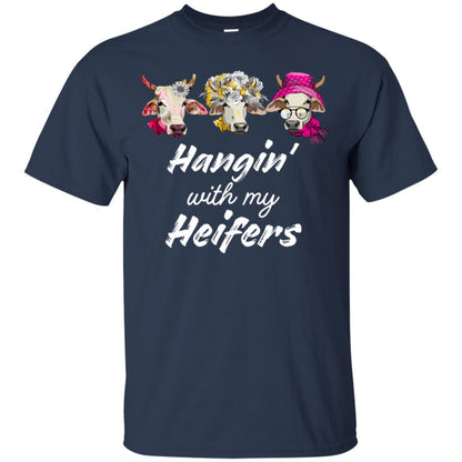 Hangin' With My Heifers Shirt Navy