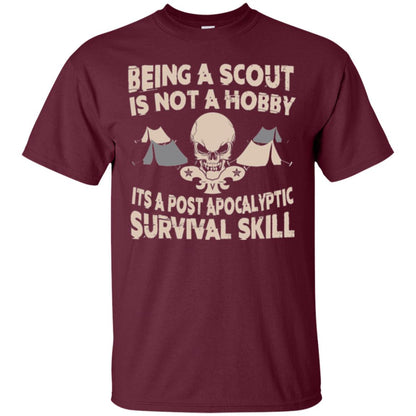 Being A Scout Is Not A Hobby T-shirt Maroon