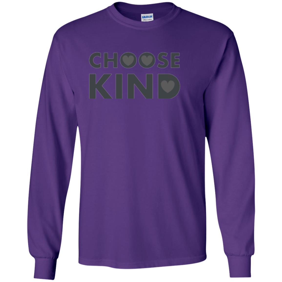 Anti Bullying T-shirt Choose Kind Purple