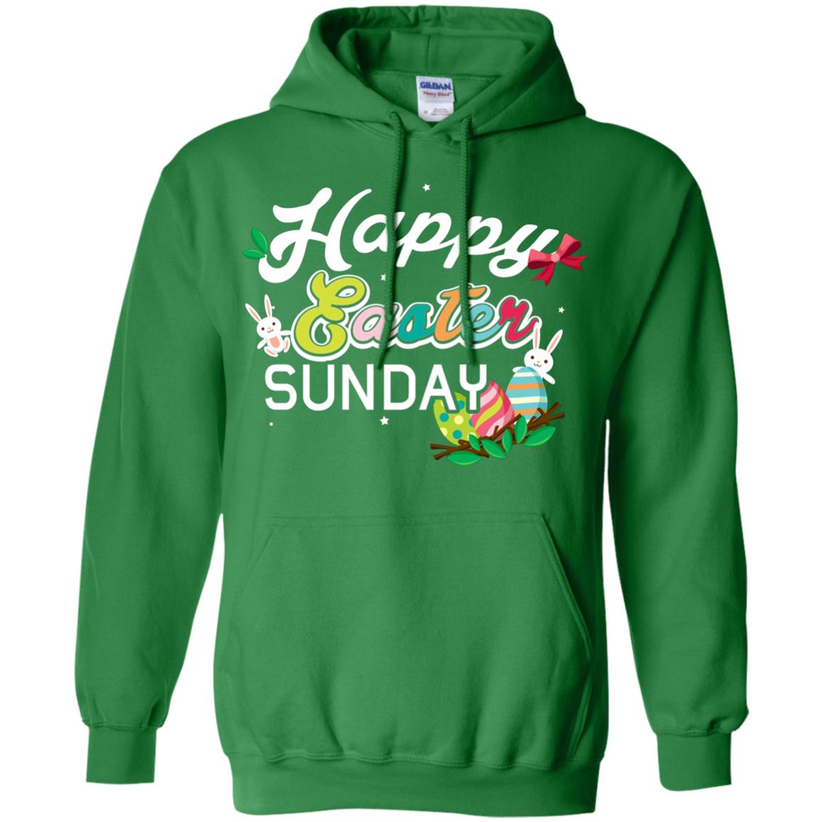 Christian T-shirt Happy Easter Sunday Irish Green