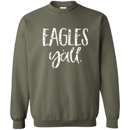 Eagles Y_all Flying Eagles T-shirt Military Green