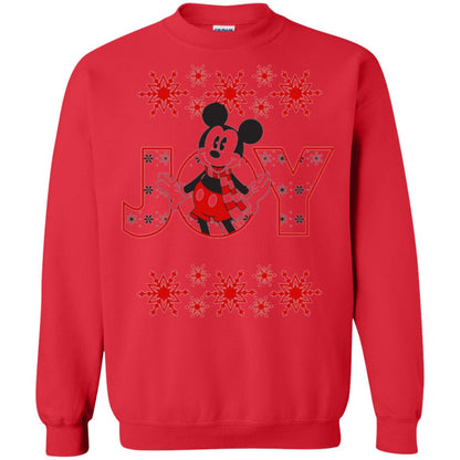 Christmas T-shirt Disney Mickey Mouse Joy Red