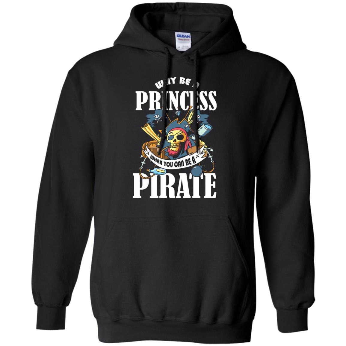 You Can Be A Pirate Cool Pirate Gift Shirt For Girls Black