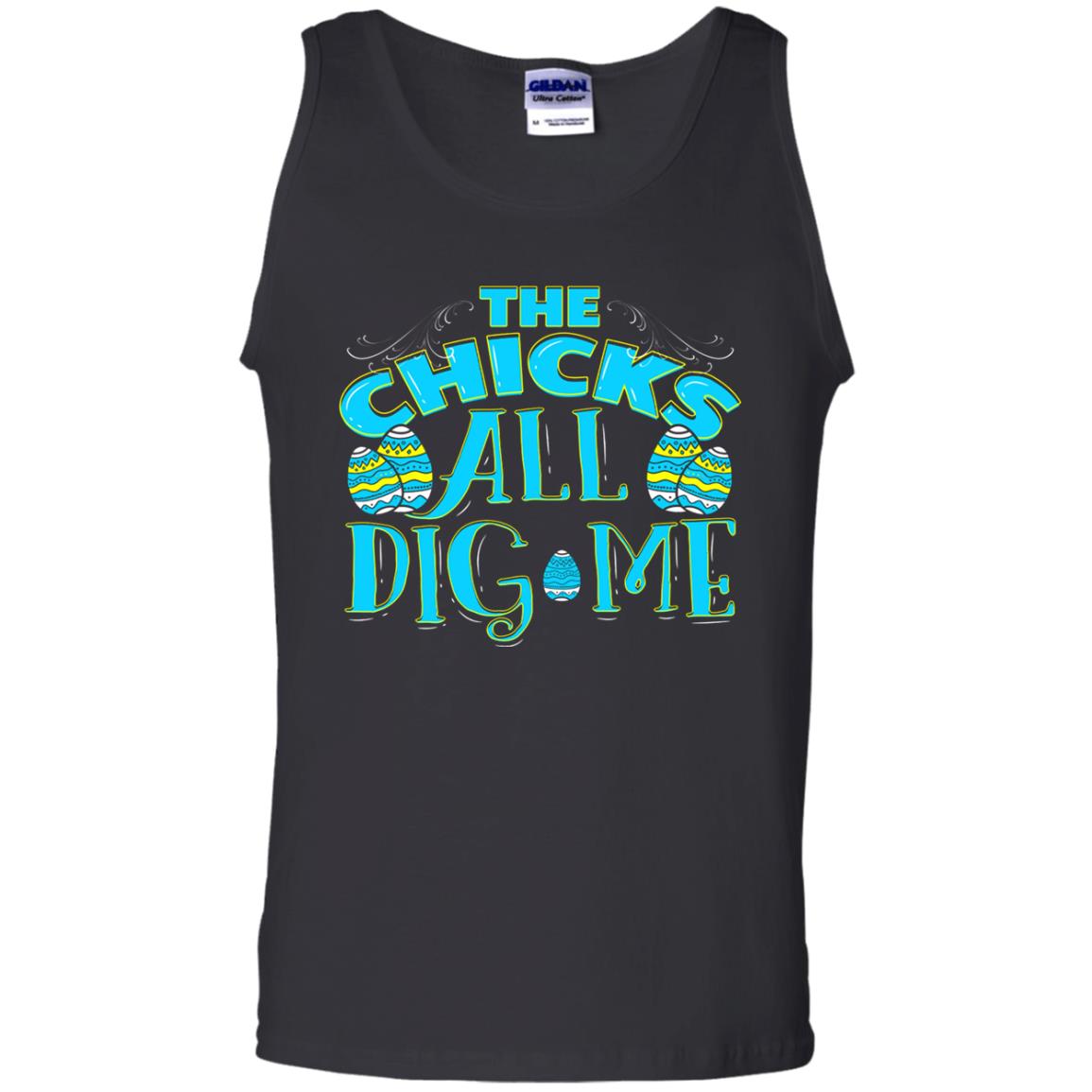 Cute Easter Shirts The Chicks All Dig Me Black