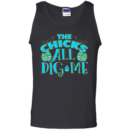 Cute Easter Shirts The Chicks All Dig Me Black