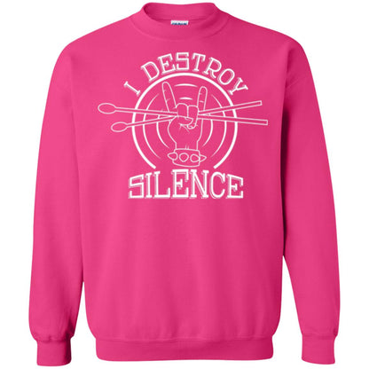 Drummer T-shirt I Destroy Silence Heliconia