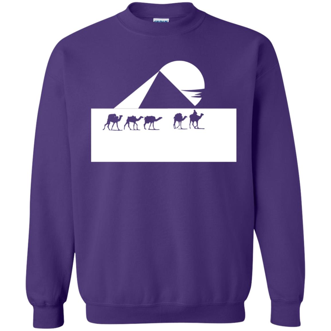 Egyptian Great Pyramid Of Giza T-shirt Purple