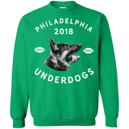 Dog Lover T-shirt Philly Philadelphia Underdogs 2018 Game Day Irish Green
