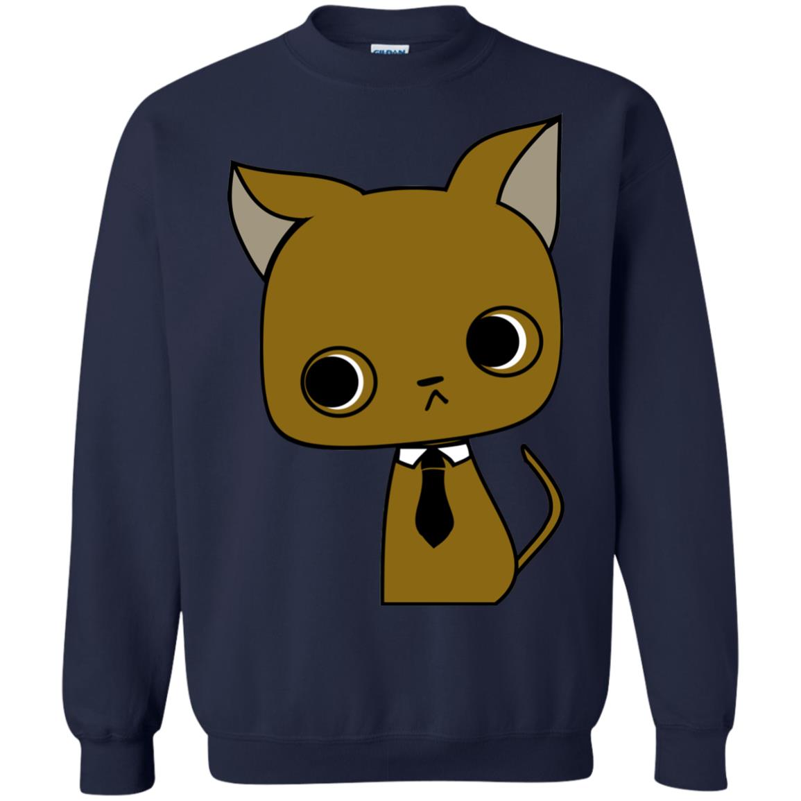Funny Business Love Cat Shirt Navy
