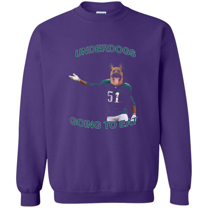 Football T-shirt Underdogs Going To Eat Purple