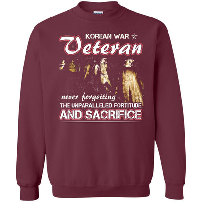 Korean War Veteran Never Forgetting The Unparalleled Fortitude And Sacrifice Maroon