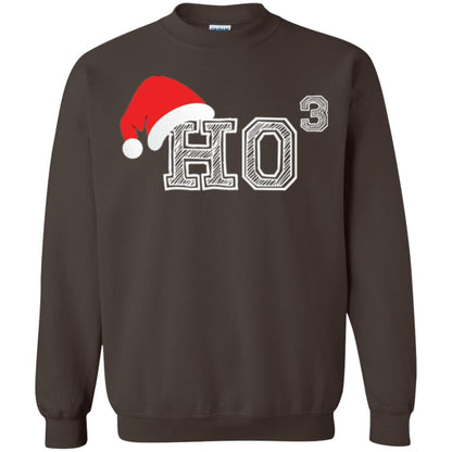 Christmas T Shirt Ho Ho Ho X 3 Third Power Dark Chocolate
