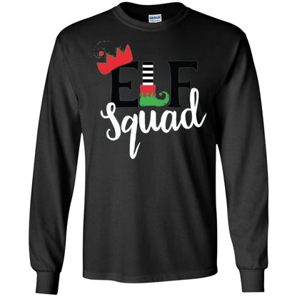 Christmas T-shirt Elf Squad Black
