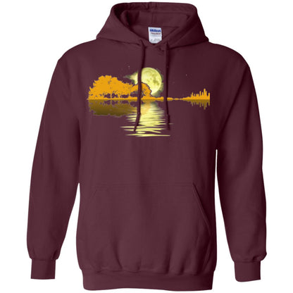 Guitar Lake Shadow T-shirt Maroon