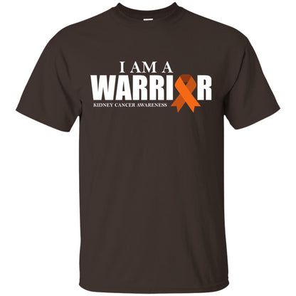 Kidney Cancer Awareness T-shirt I Am A Warrior Kidney Cancer Awareness Dark Chocolate