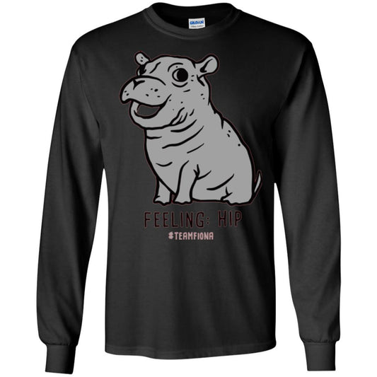 Fiona Hippo Lover T-shirt The Hippo Feeling Hip #teamfiona Black