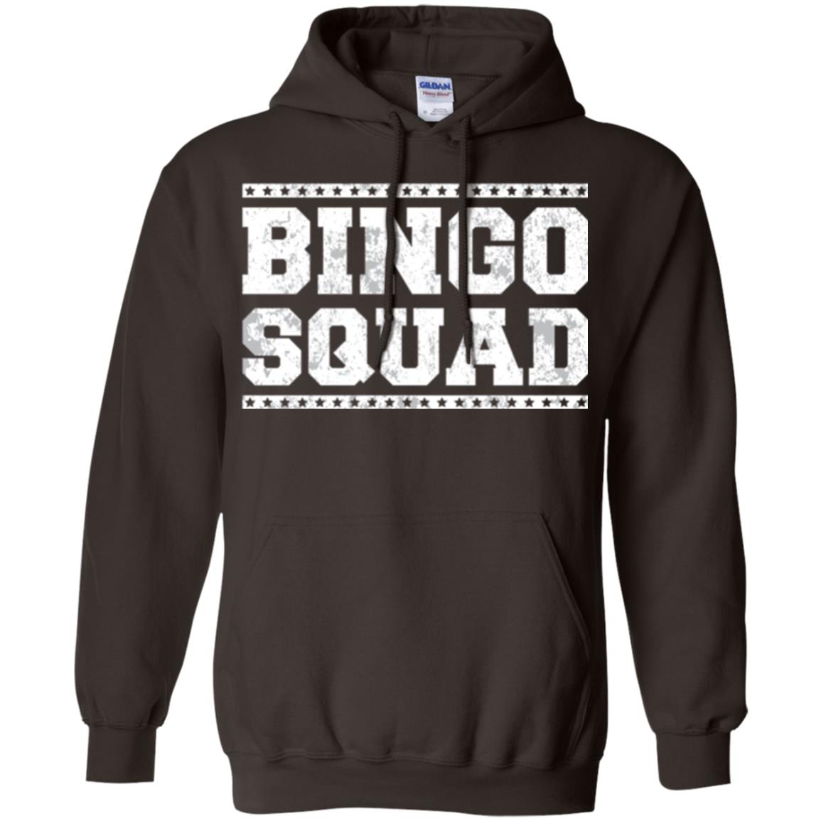 Bingo Squad Distressed Style Lucky Player T-shirt Dark Chocolate