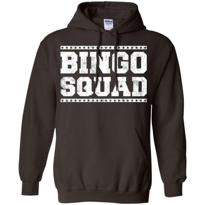 Bingo Squad Distressed Style Lucky Player T-shirt Dark Chocolate