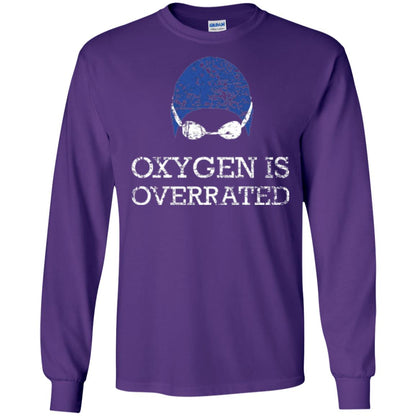 Swimming Lovers T-shirt Oxygen Is Overrated Purple