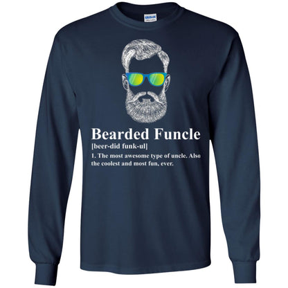 Uncle T-shirt Beared Funcle Navy
