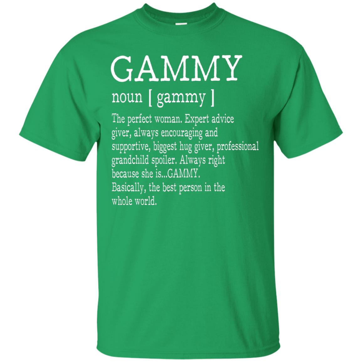 Gammy Definition Nana T-shirt Irish Green