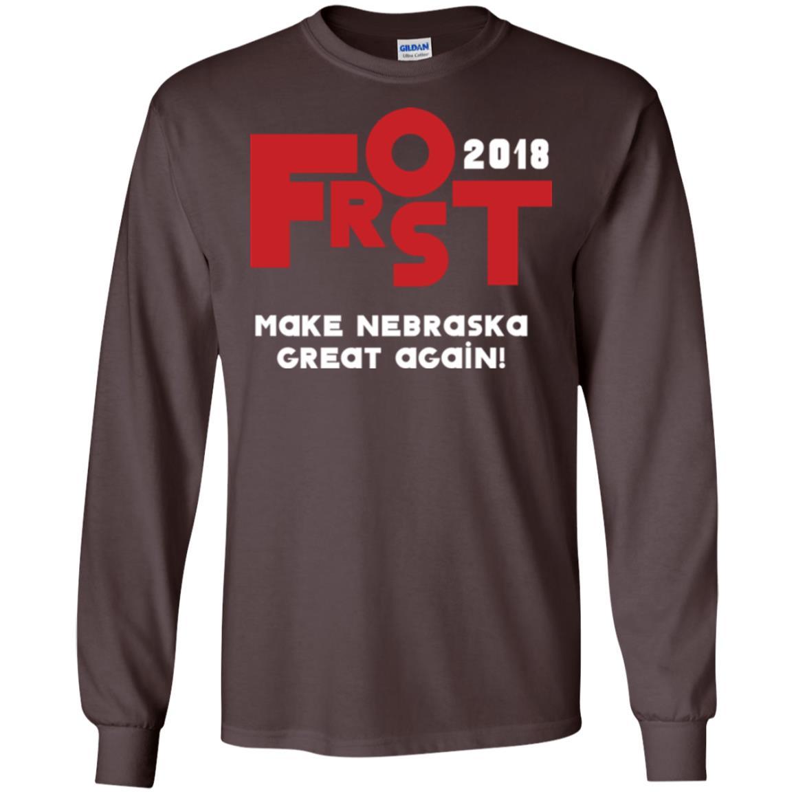 Frost 2018 Make Nebraska Great Again T-shirt Dark Chocolate
