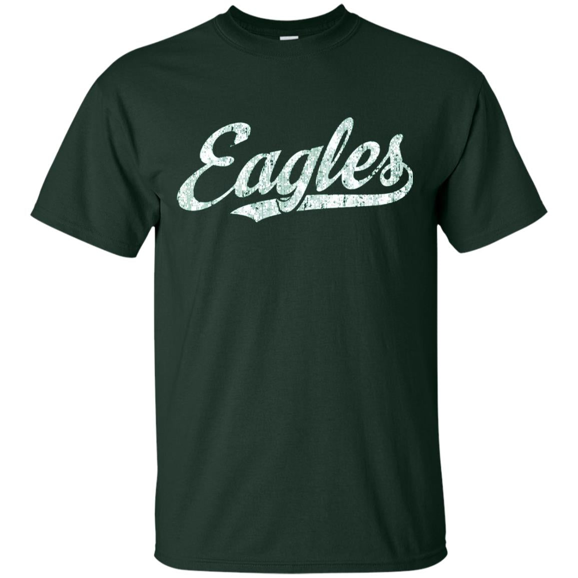 Eagles Mascot T-shirt Vintage Sports Name Forest