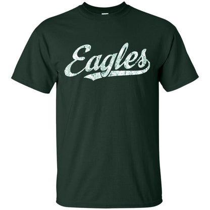 Eagles Mascot T-shirt Vintage Sports Name Forest