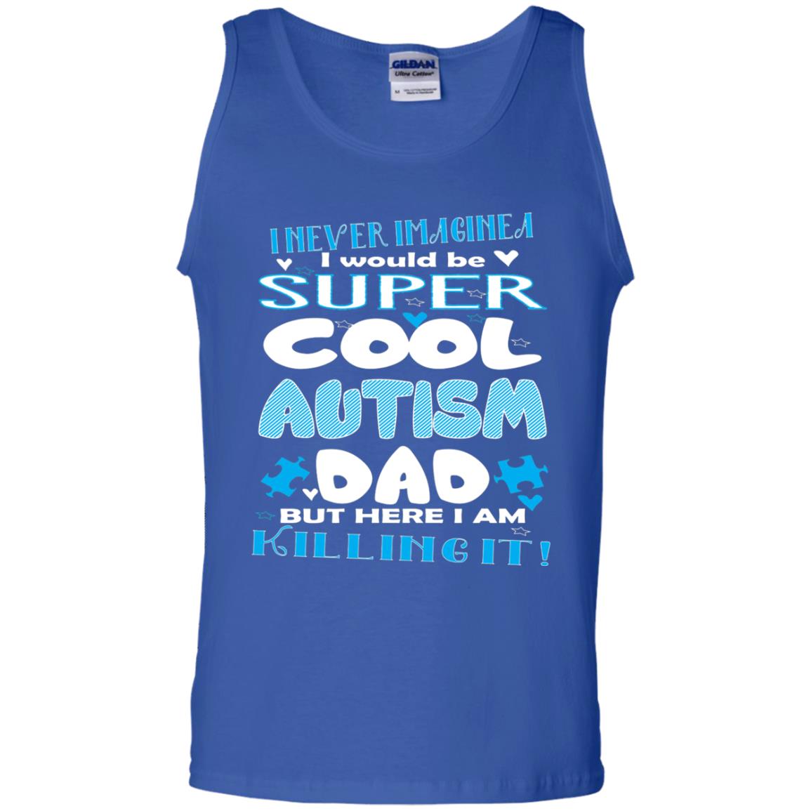 Autism Awareness Shirts I Wuold Be Super Cool Autism Dad Royal