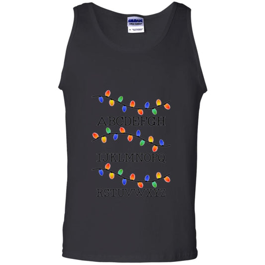 Alphabet Christmas Fairy Lights Black