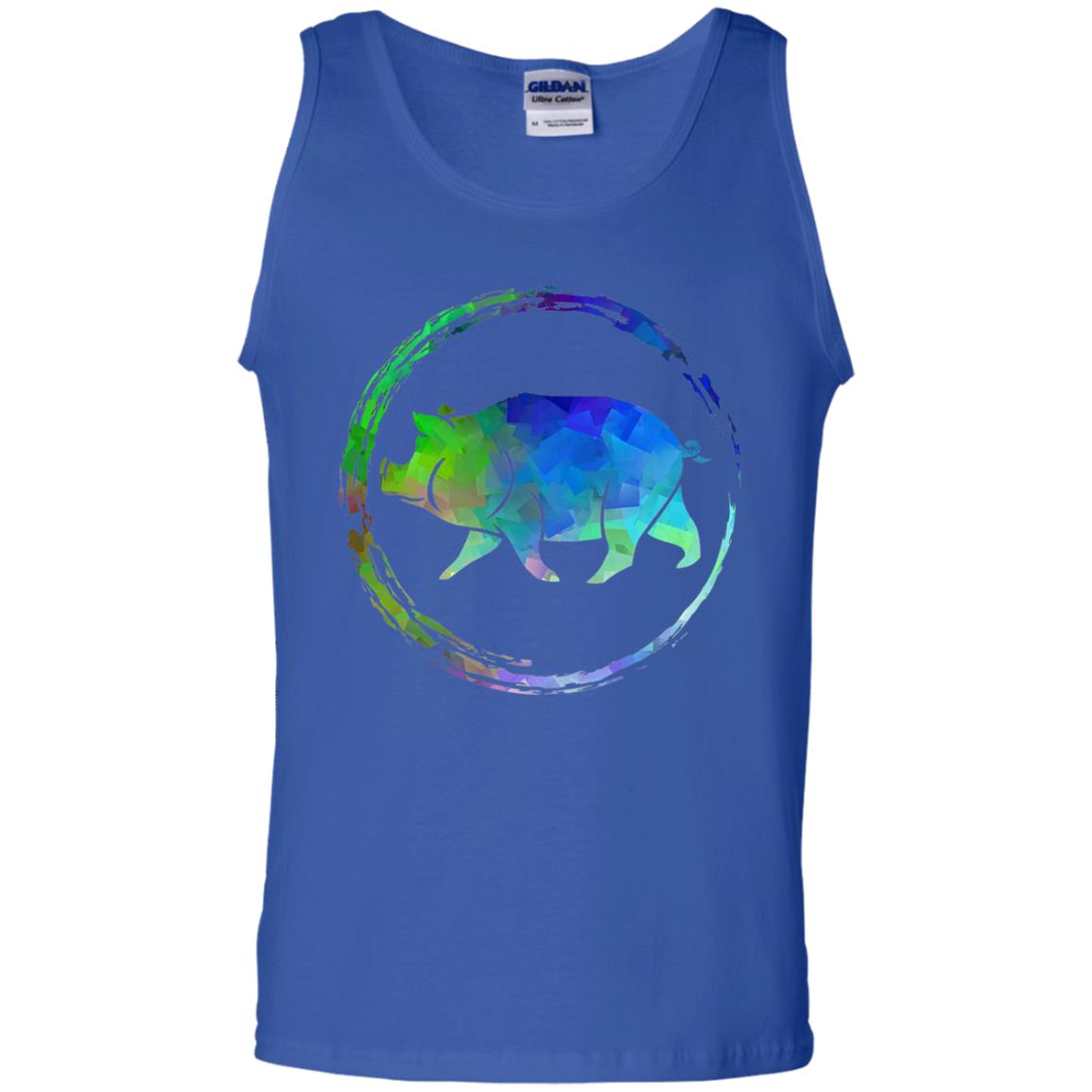 Hog Pig And Boar Lover Colorful Art Shirt Royal
