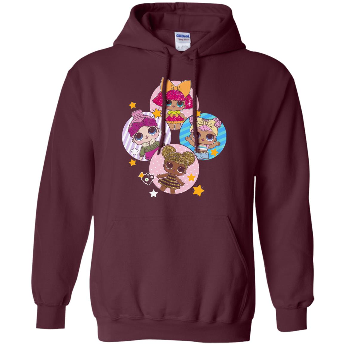 Dolls Lol Birthday #squadgoals Doll Lover T-shirt Maroon