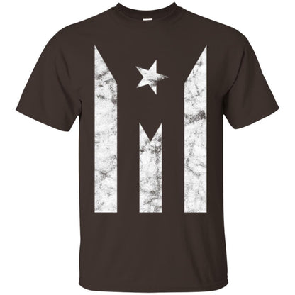 Boricua T-shirt Puerto Rico Black Flag T-shirt Dark Chocolate