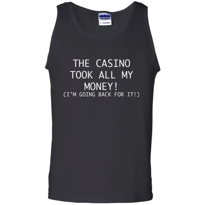 Gambler T-shirt The Casino Took All My Money Black