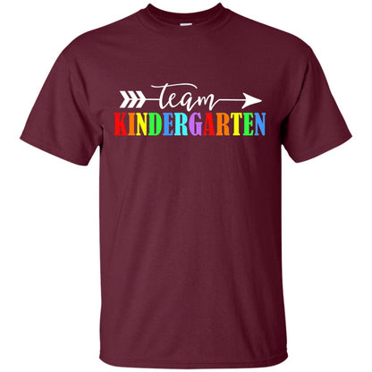 Team Kindergarten Teacher T-shirt Maroon