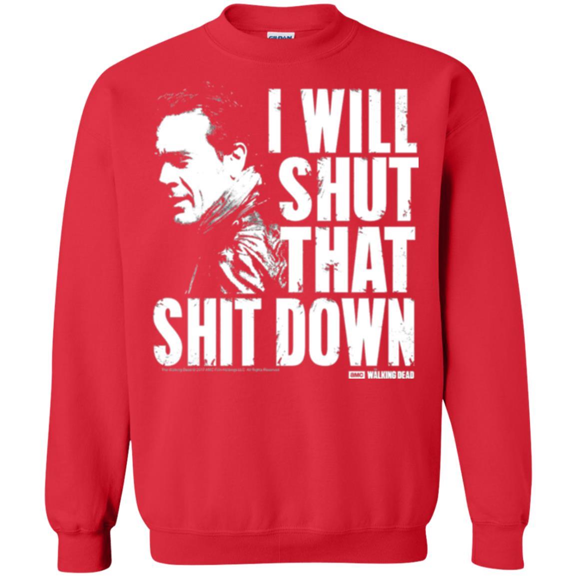 Film T-shirt I Shut That Shit Down Red