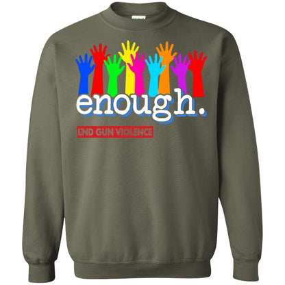 End Gun Violence Enough Gun Control T-shirt Military Green