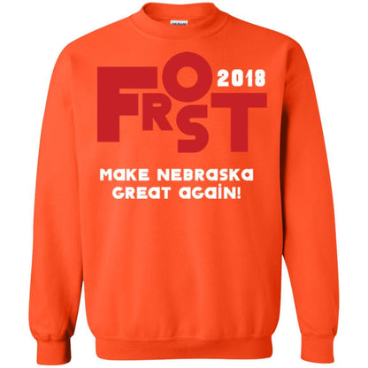 Frost 2018 Make Nebraska Great Again T-shirt Orange