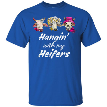 Hangin' With My Heifers Shirt Royal