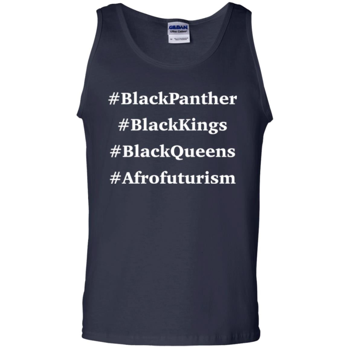 Black Panther Black Kings Black Queens Afrofuturism T-shirt Navy