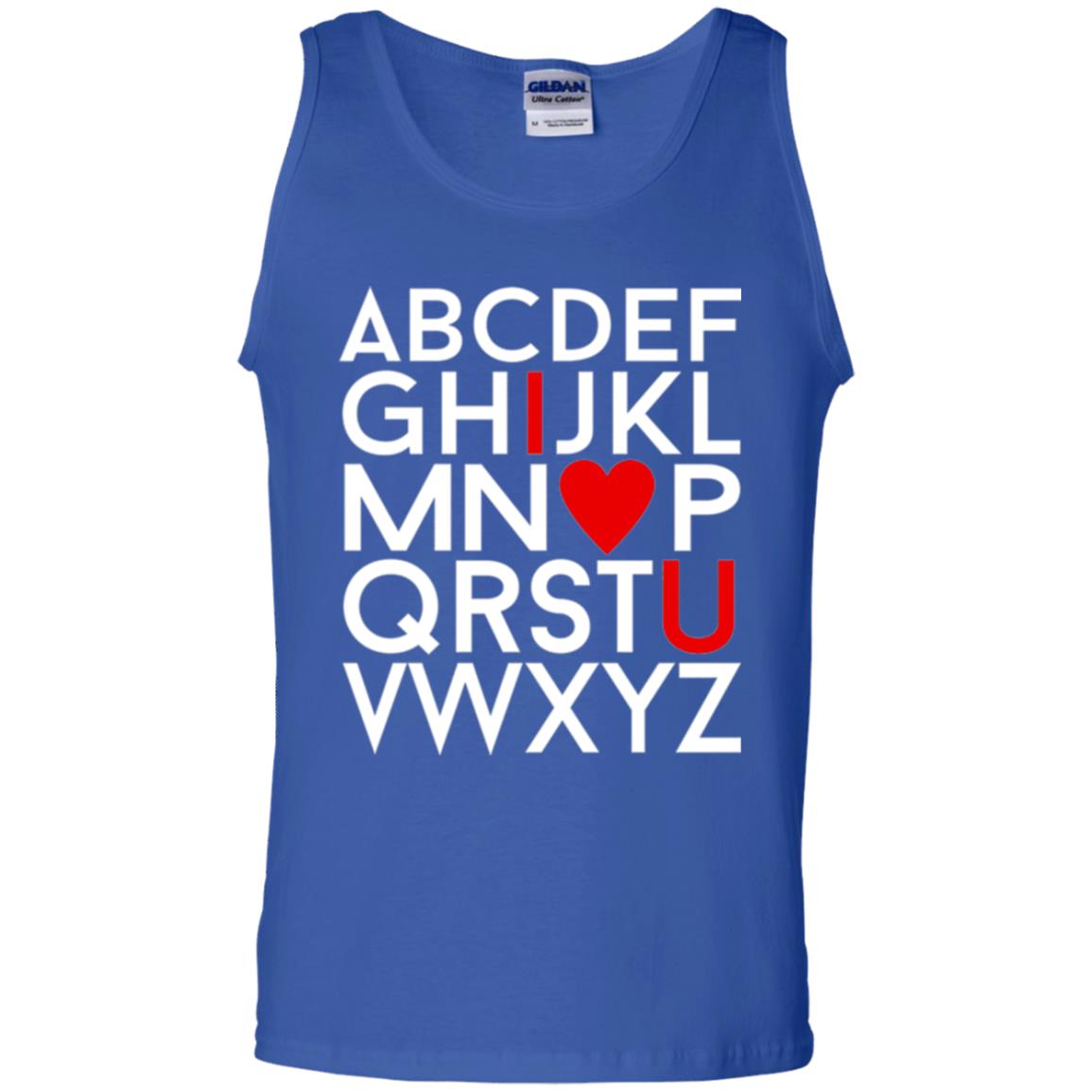 Happy Valentine_s Day Shirt, Alphabel I Love You Royal