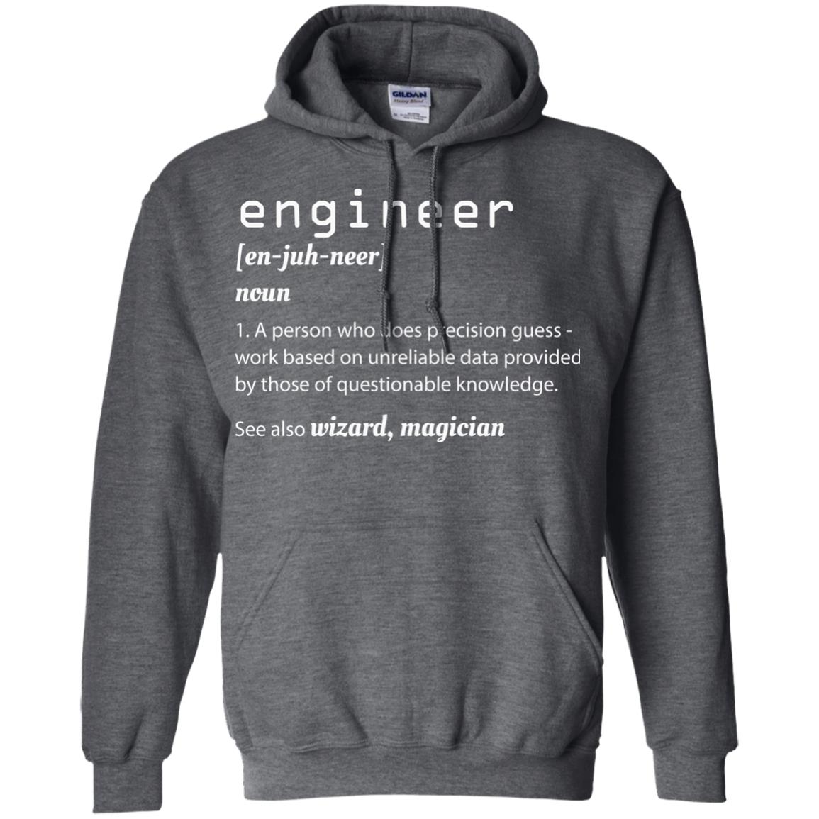 A Person Who Does Precision Guess Work Based On Engineer T-shirt Dark Heather