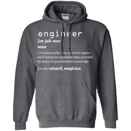 A Person Who Does Precision Guess Work Based On Engineer T-shirt Dark Heather