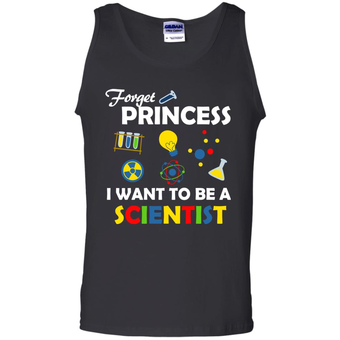 Forget Princess I Want To Be A Scientist Black