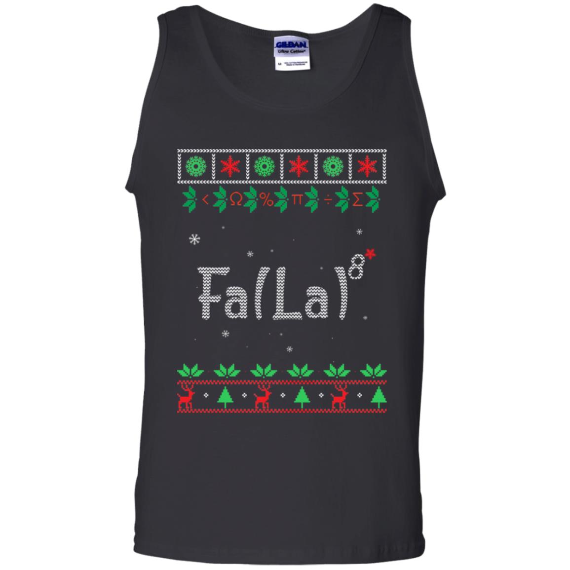 Fa La La La Mathematics X-mas Gift Shirt Black